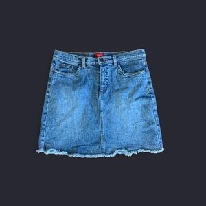 Denim Mini Skirt - Light Blue